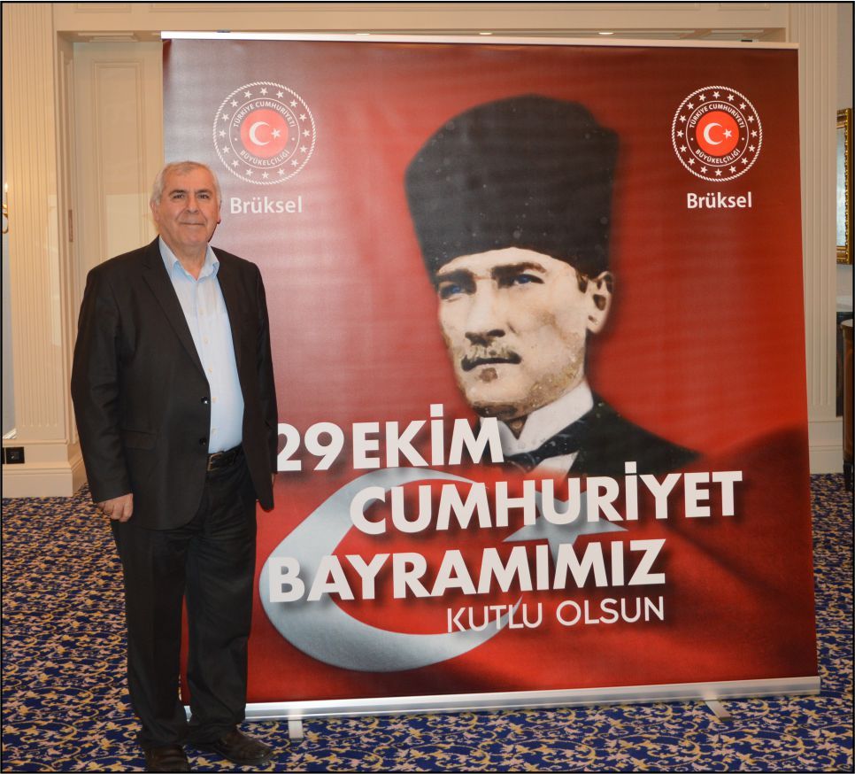 29 EKİM CUMHURİYET BAYRAMI BRÜKSEL’DE RESEPSİYONLA KUTLANDI
