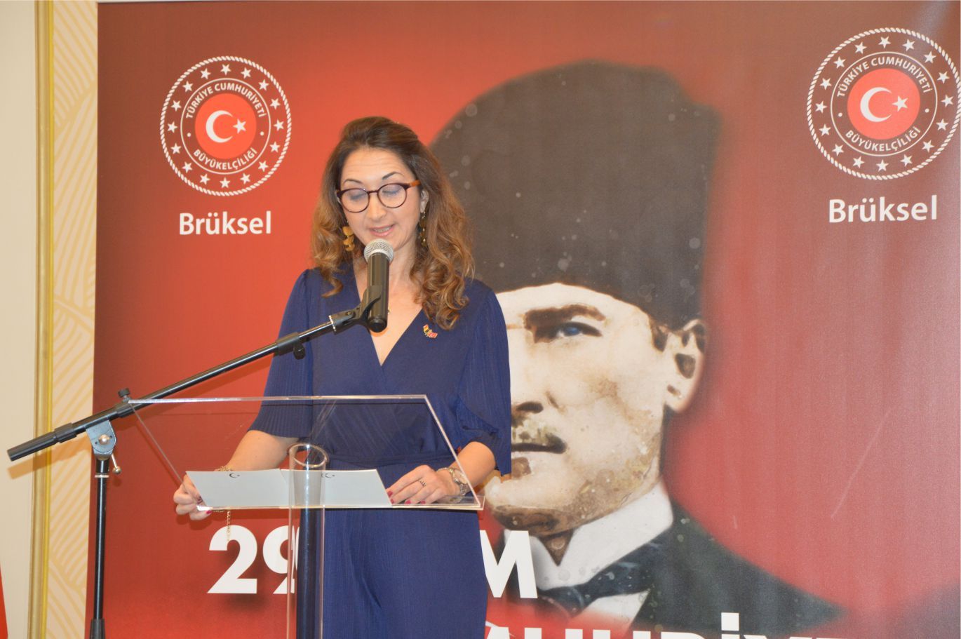29 EKİM CUMHURİYET BAYRAMI BRÜKSEL’DE RESEPSİYONLA KUTLANDI