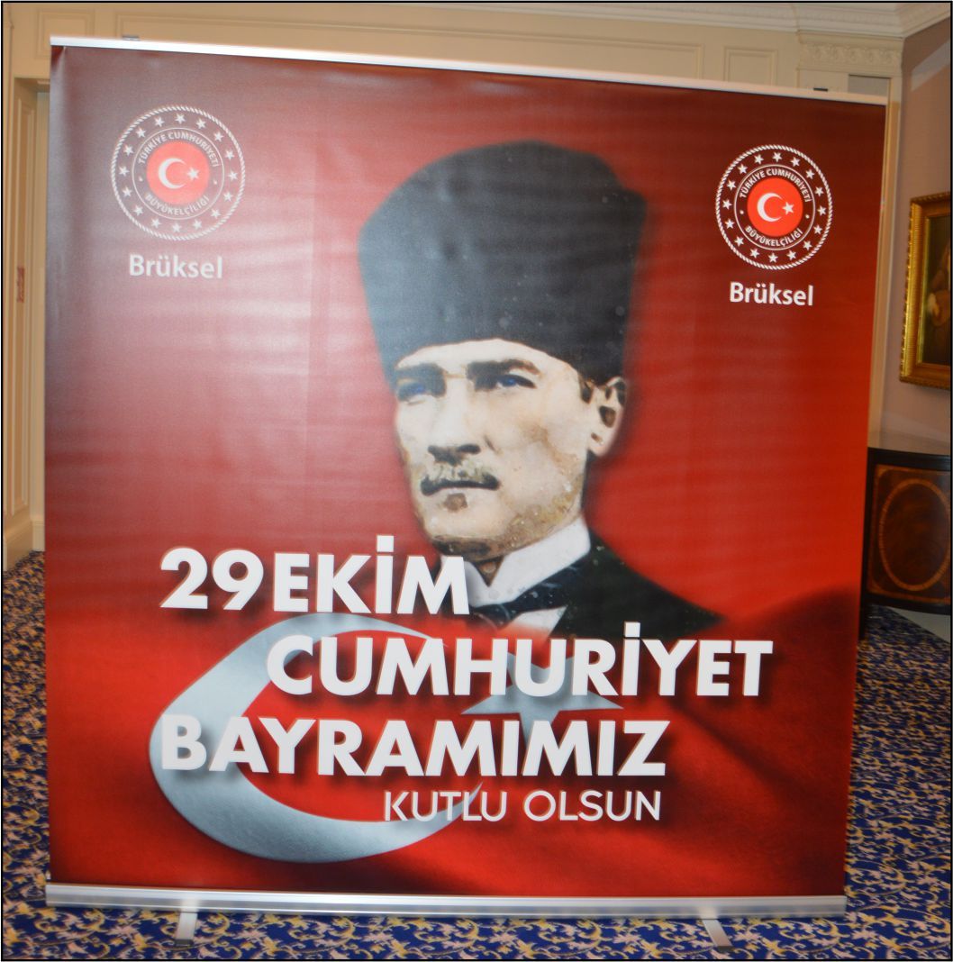 29 EKİM CUMHURİYET BAYRAMI BRÜKSEL’DE RESEPSİYONLA KUTLANDI
