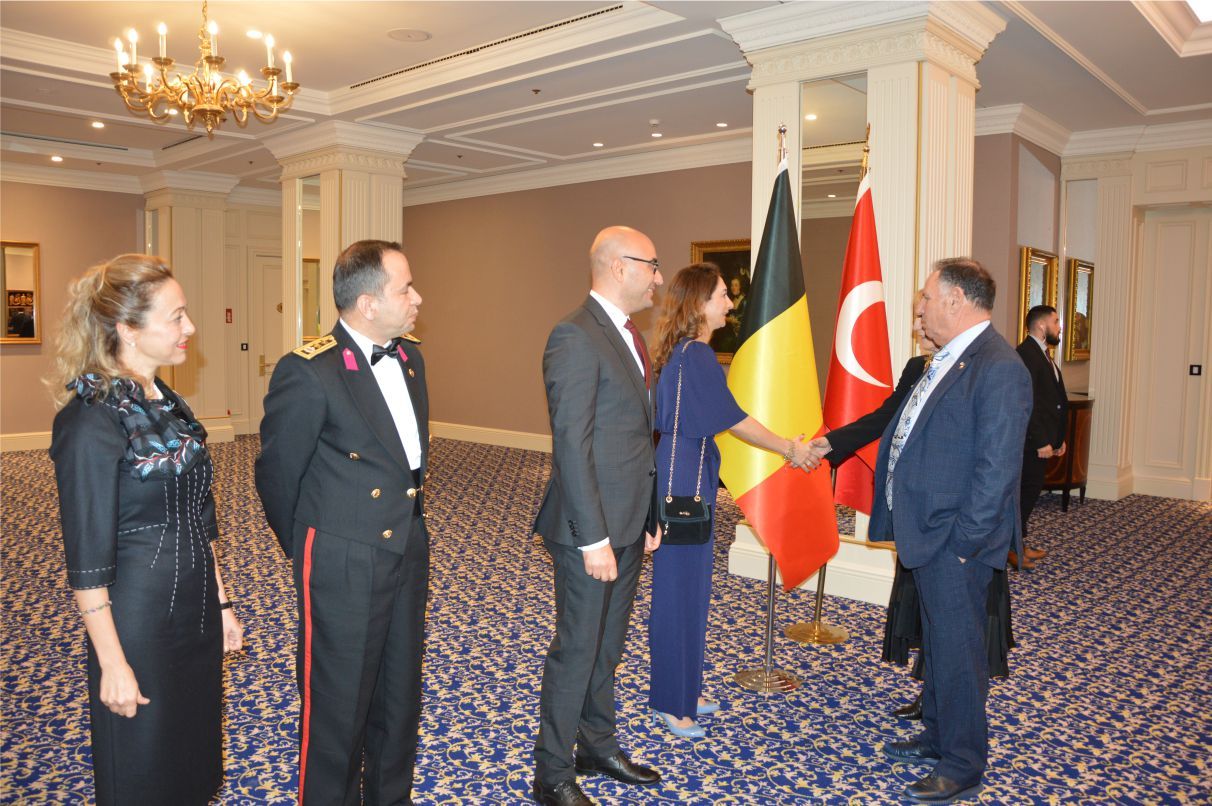 29 EKİM CUMHURİYET BAYRAMI BRÜKSEL’DE RESEPSİYONLA KUTLANDI