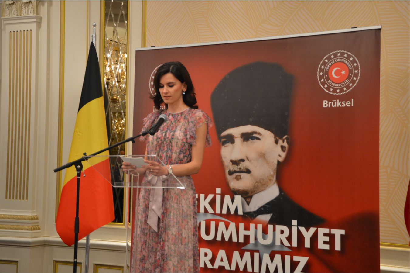 29 EKİM CUMHURİYET BAYRAMI BRÜKSEL’DE RESEPSİYONLA KUTLANDI