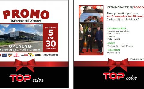TOP COLOR'DA PROMOSYONLU SATIŞLAR BAŞLADI