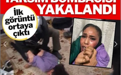 Katil yakalandı. Taksim İstiklal Caddesiâ€™ne bombayı bırakan o kadın böyle uzaklaşmış