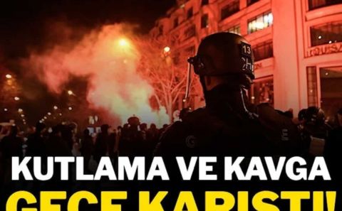 Avrupaâ€™nın üç ülkesinde gece kutlama ve kavgayla geçti!