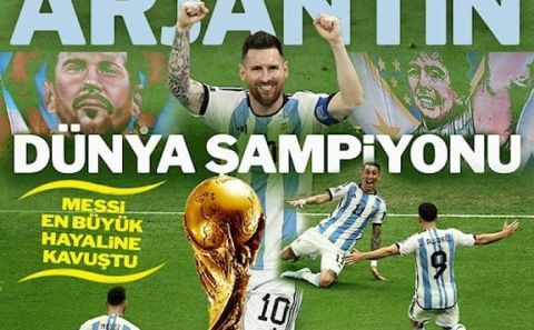 ~Dünya Kupası şampiyonu Arjantin! Messi en büyük hayaline kavuştu…
