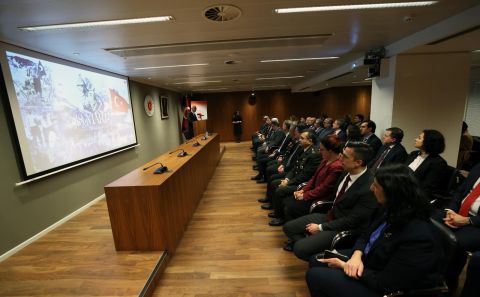 18 Mart Çanakkale Zaferi ve Şehitleri Anma günü nedeniyle Brüksel Büyükelçiliğinde tören düzenlendi