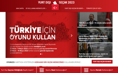 YTBâ€™NİN YURT DIŞI SEÇMENLER İÇİN HAZIRLADIĞI İNTERNET SİTESİ HİZMETE AÇILDI 