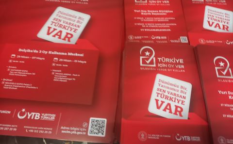 BELÇİKA'DA TÜRKİYE SEÇİMLERİ İÇİN OY VERME İŞLEMİ BUGÜN BAŞLADI