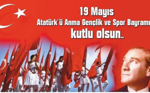 19 Mayıs Atatürk'ü Anma, Gençlik ve Spor Bayramı'mız kutlu olsun: