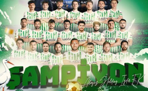 TEBRİKLER IĞDIR FK. IĞDIR'DA İKİNCİ LİG SEVİNCİ