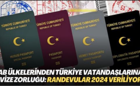 Avrupa ülkelerinden Türkiye vatandaşlarına vize duvarı: Randevular 2024 veriliyor