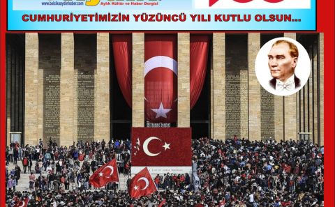 Cumhuriyet'in 100. yılı coşkuyla kutlanıyor. Cumhuriyet Bayramınız kutlu olsun
