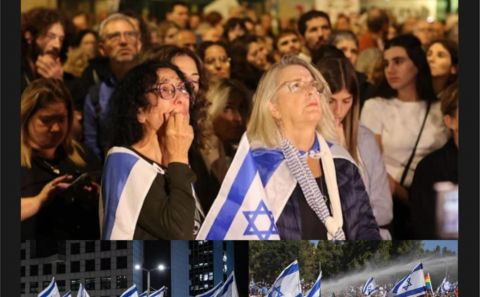 KENDİ HALKI DA NETANYAHU'DAN NEFRET EDİYOR, HERGÜN NETANYAHU İSTİFA DİYE GÖSTERİ YAPIYORLAR...