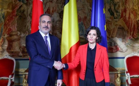 Bakan Fidan Belçikalı mevkidaşı Lahbib ile görüştü