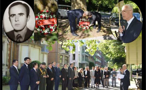 ŞEHİT DİPLOMATIMIZ DURSUN AKSOY ŞEHADETİ’NİN 41. YILDÖNÜMÜNDE BRÜKSEL'DE ANILDI