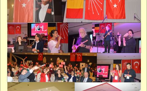 ‘CHP BELÇİKA BİRLİĞİ’ CUMHURİYETİN 101. YILDÖNÜMÜ NEDENİYLE ‘BALO ETKİNLİĞİ’ DÜZENLEDİ