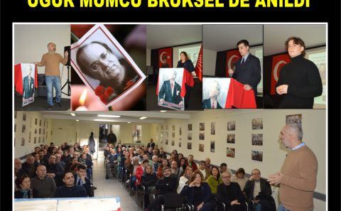 MERHUM DUAYEN GAZETECİ UĞUR MUMCU BRÜKSEL’DE ANILDI