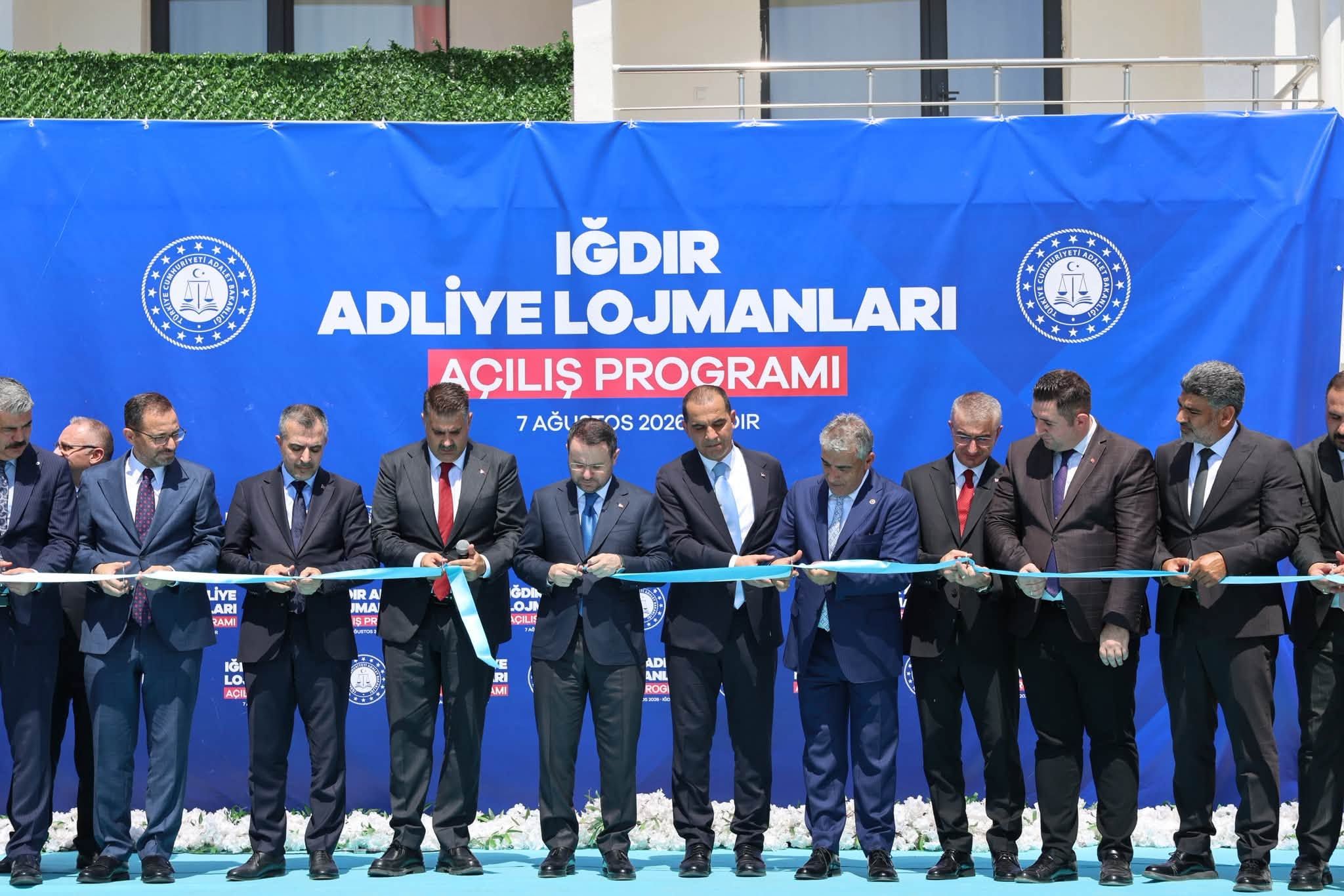 ADALET BAKANI GÜRLEK IĞDIR’DA ADLİYE LOJMANLARI AÇILIŞ PROGRAMINA KATILDI...