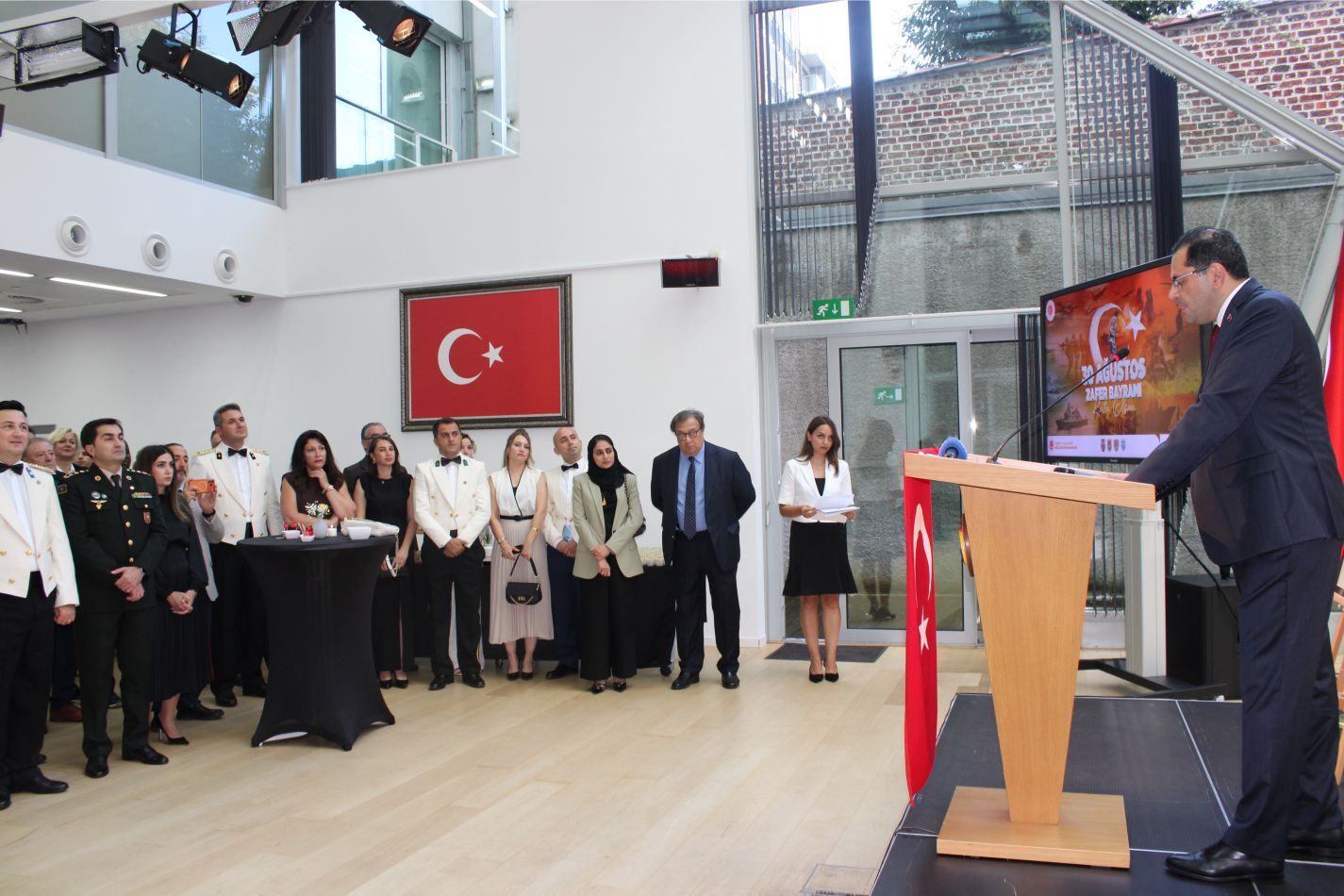 Brüksel'de 30 Ağustos Zafer Bayramı resepsiyonu düzenlendi