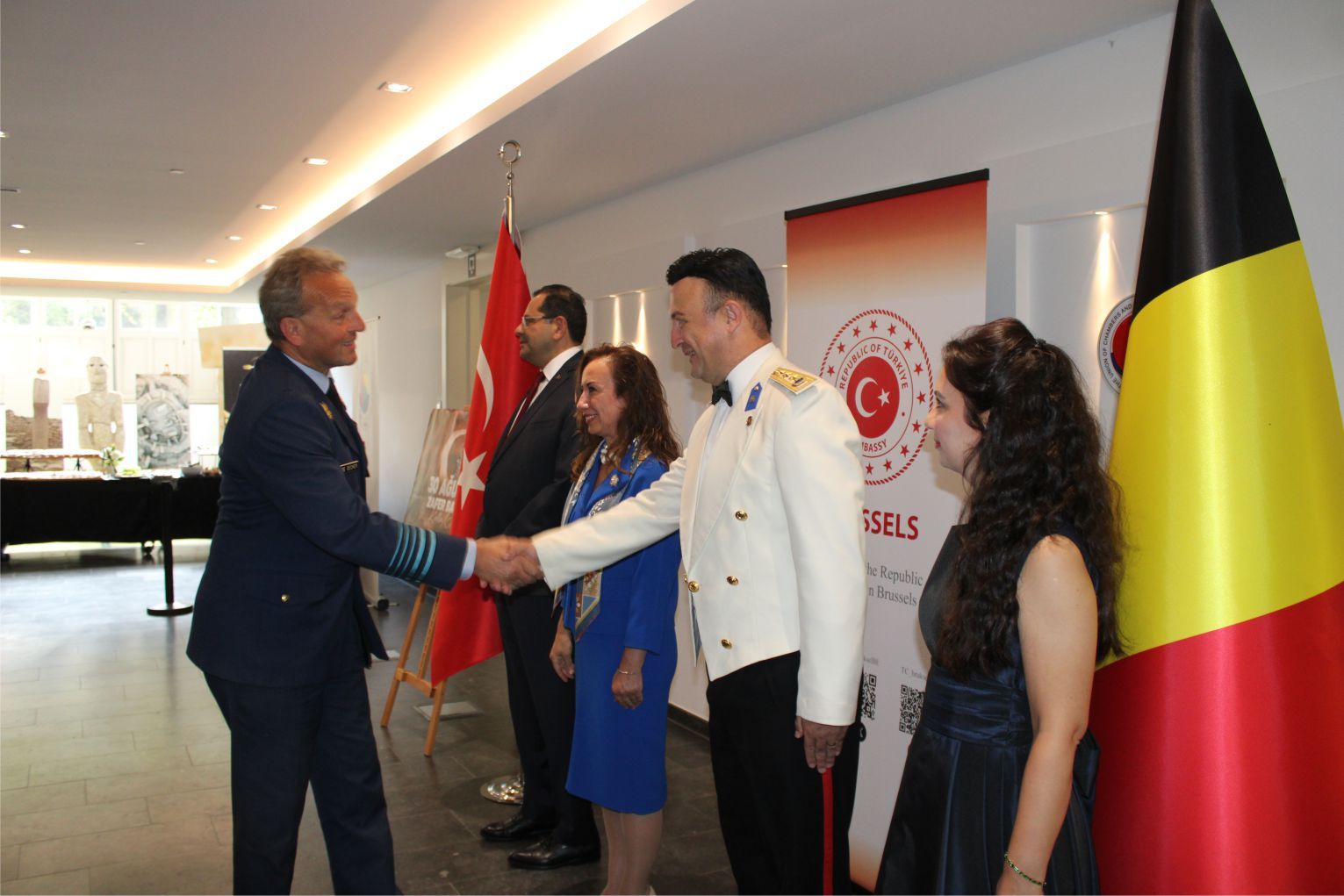 Brüksel'de 30 Ağustos Zafer Bayramı resepsiyonu düzenlendi