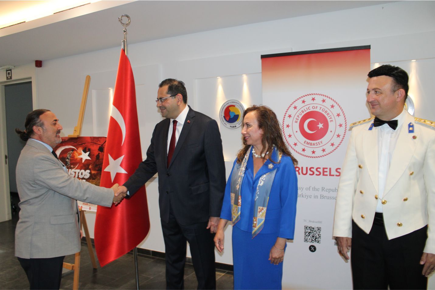Brüksel'de 30 Ağustos Zafer Bayramı resepsiyonu düzenlendi