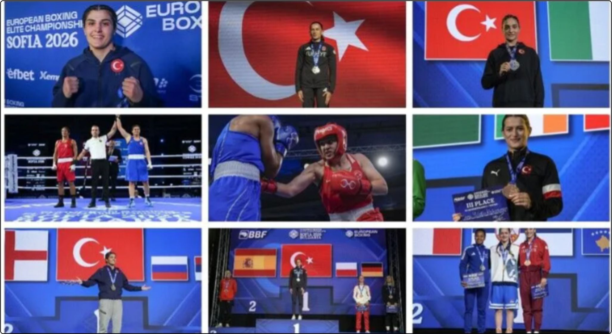 Türk boksu, Avrupa Şampiyonası'nda tarihi başarı elde etti
