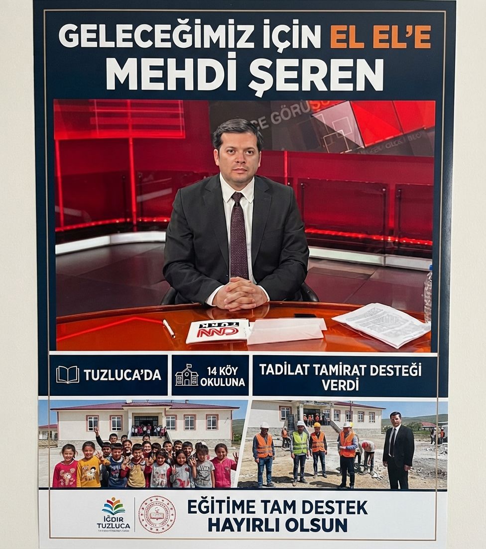 GENÇ VE YARDIMSEVER İŞADAMI MEHDİ ŞEREN ‘19 KÖY OKULU’NU YENİLEDİ