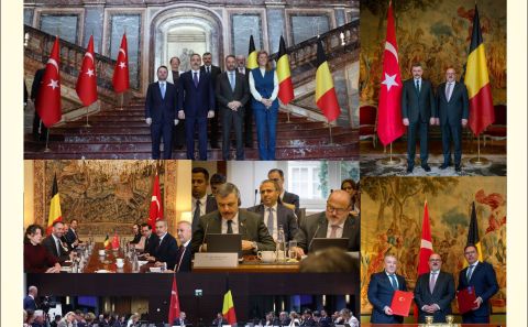 Bakanlar Fidan, Gürlek ve Çiftçi, Türkiye-Belçika üçlü bakanlar toplantısına katıldı