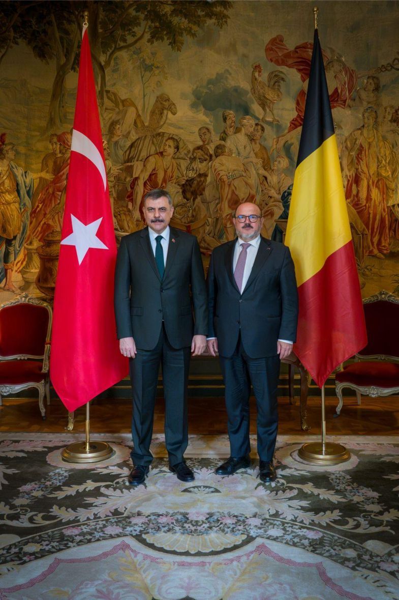 Bakanlar Fidan, Gürlek ve Çiftçi, Türkiye-Belçika üçlü bakanlar toplantısına katıldı