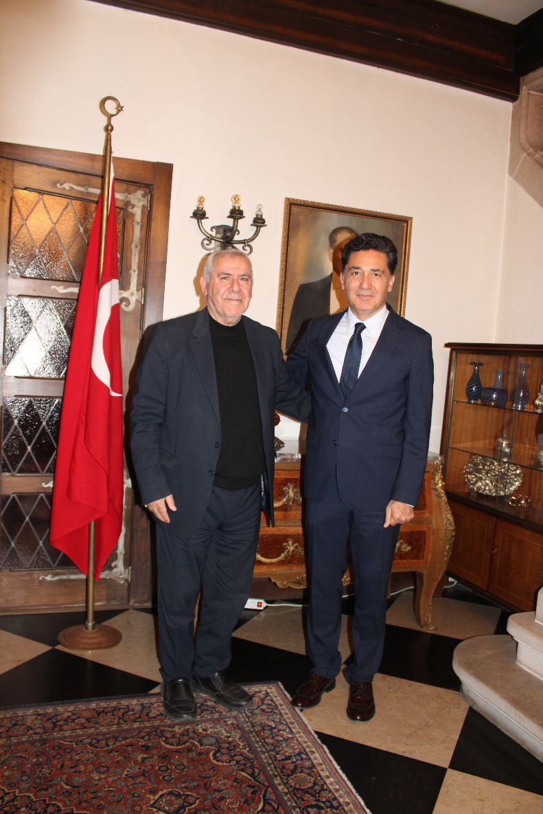 BTMB'DEN T.C. ANVERS BAŞKONSOLOSU SİNAN YEŞİLDAĞ'A 'HOŞ GELDİN' ZİYARETİ