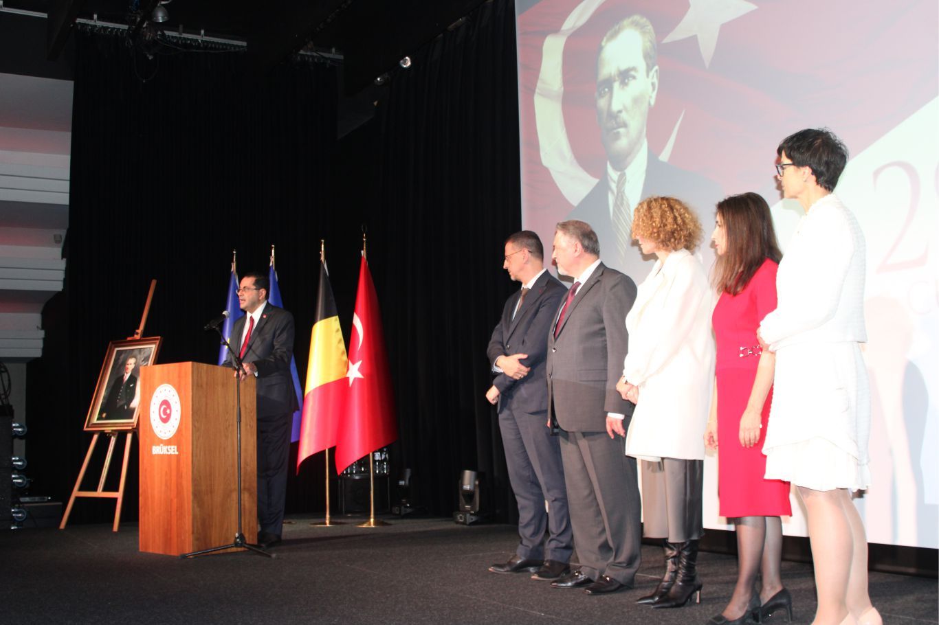 Brüksel'de Türk temsilcilikleri, Cumhuriyet Bayramı için ortak resepsiyon verdi