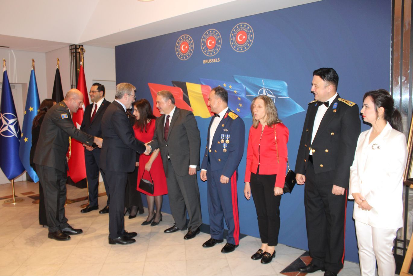 Brüksel'de Türk temsilcilikleri, Cumhuriyet Bayramı için ortak resepsiyon verdi